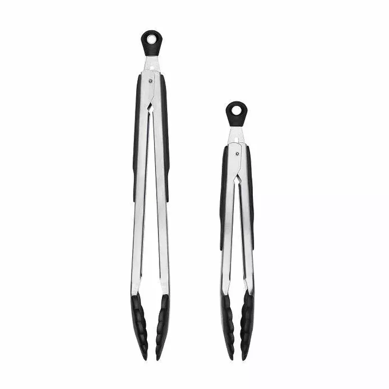oxo-2-piece-tongs-with-nylon-heads-set OXO 2-Piece Tongs with Nylon Heads Set