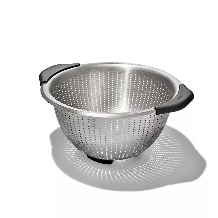 oxo-stainless-steel-colander-5-qt OXO Stainless Steel Colander: 5 QT