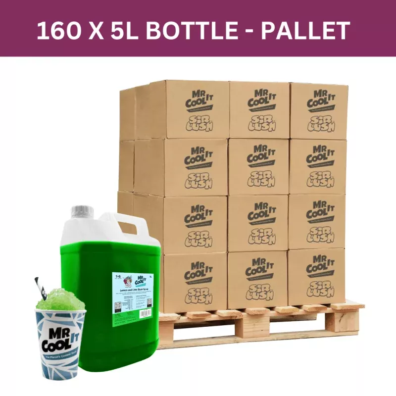 pallet-lemon-lime-slush-syrup-9-75-per-5l Pallet of Lemon & Lime Slush Syrup – 9.75 per 5L