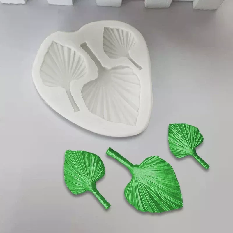 palm-leaf-silicone-mold-with-3-cavities Palm Leaf Silicone Mold with 3 Cavities