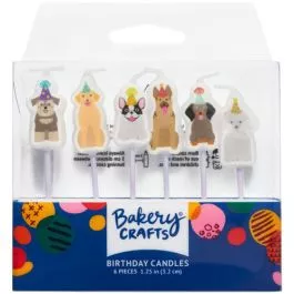 party-dogs-birthday-cake-candles Party Dogs Birthday Cake Candles