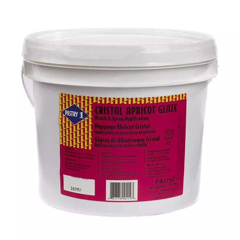 pastry-1-apricot-cristal-glaze-11-lb Pastry 1 - Apricot Cristal Glaze - 11 lb