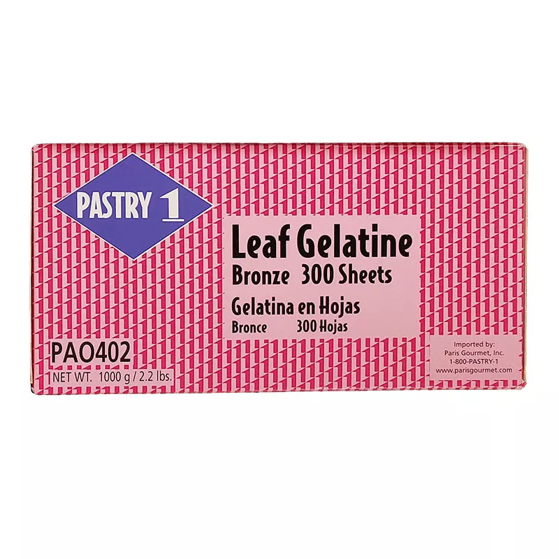 pastry-1-bronze-gelatin-sheets-300-ct-box-6 Pastry 1 - Bronze Gelatin Sheets (300 ct) (box of 6)