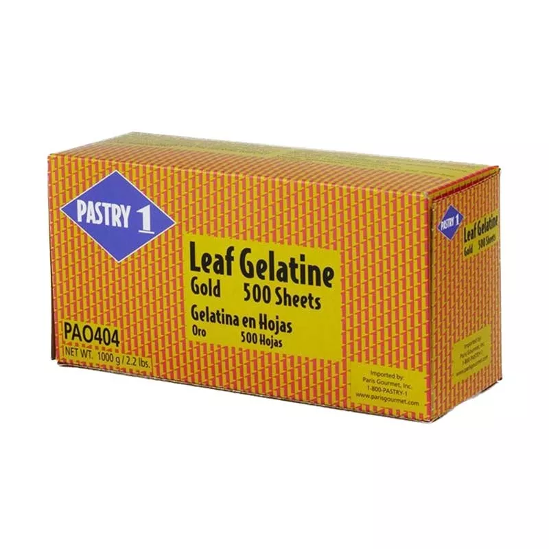 pastry-1-gold-gelatin-sheets-500-ct Pastry 1 - Gold Gelatin Sheets (500 ct)