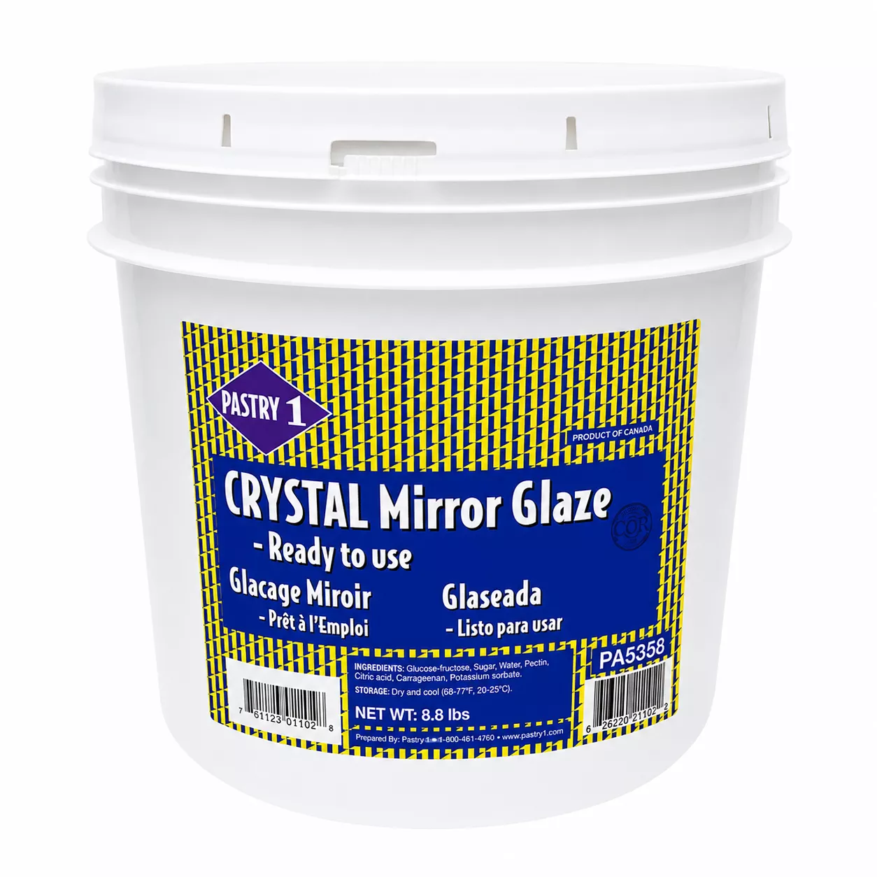 pastry-1-neutral-crystalmirrorglaze-8-8-lb Pastry 1 - Neutral CrystalMirrorGlaze - 8.8 lb