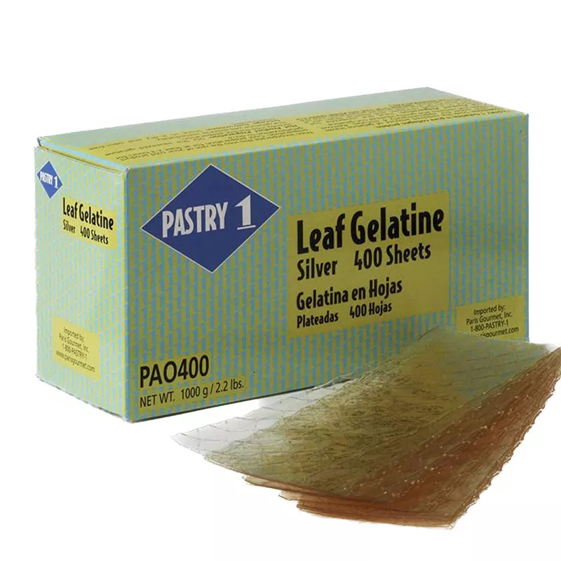 pastry-1-silver-gelatin-sheets-400-ct Pastry 1 - Silver Gelatin Sheets (400 ct)