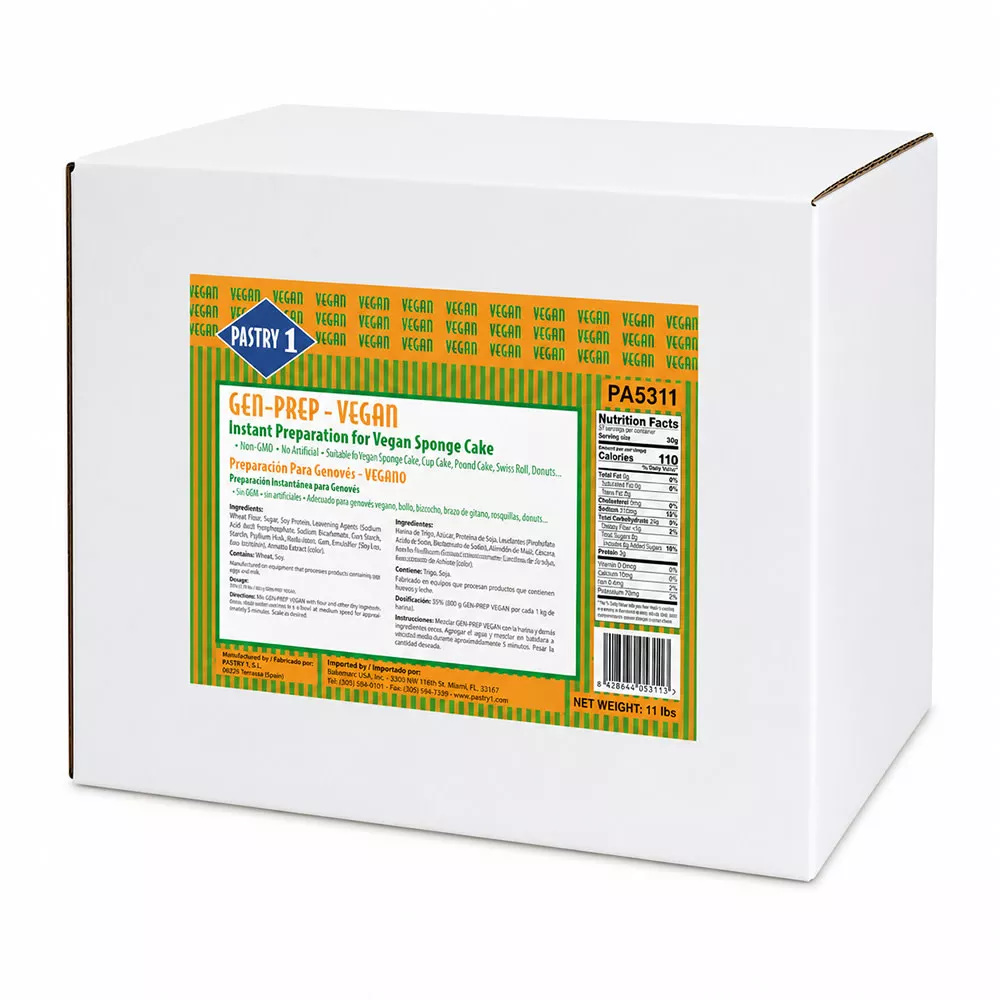 pastry-1-vegan-genoise-sponge-cake-mix-11-lb Pastry 1 - Vegan Genoise/Sponge Cake Mix - 11 lb