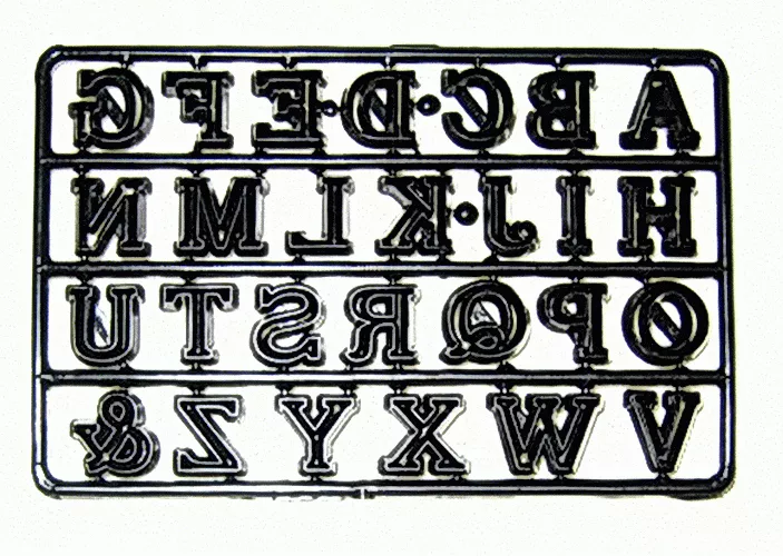 Patchwork Cutters Alphabet Capitals