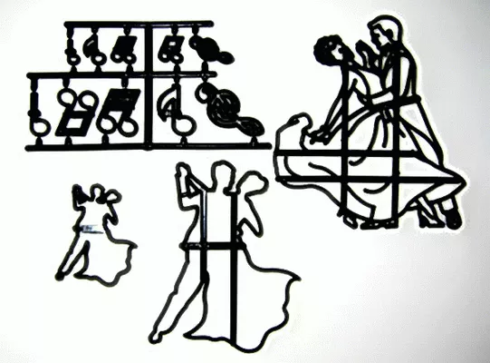 Patchwork Cutters Dancing Figures
