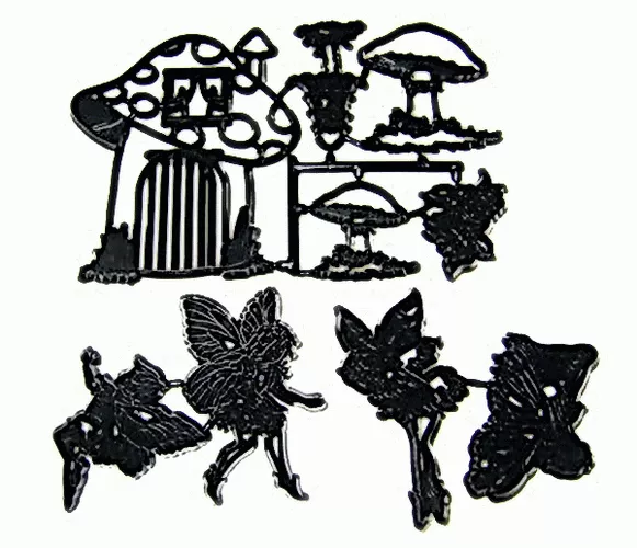 Patchwork Cutters Faeries & Toadstools Set