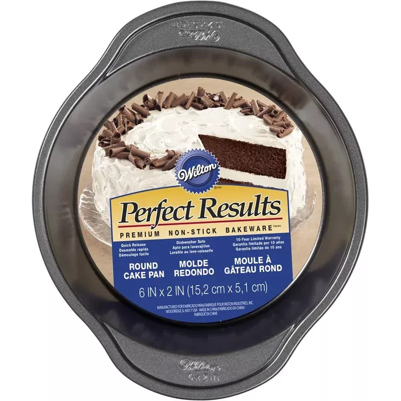 Perfect Results Round Cake Pan – 6″x 2″