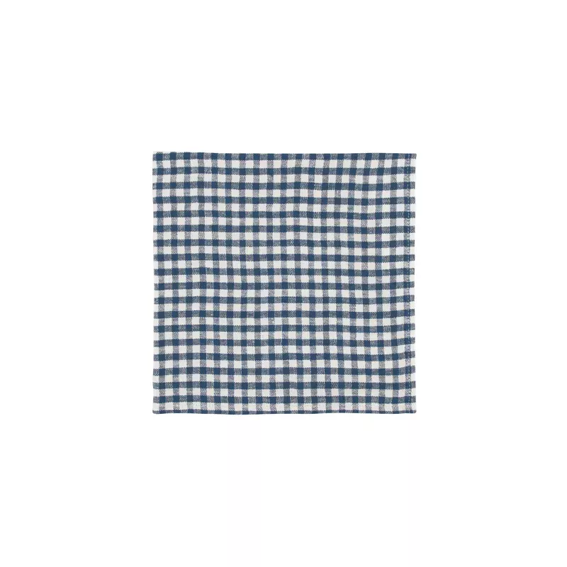 picnic-navy-gingham-linen-collection Picnic Navy Gingham Linen Collection