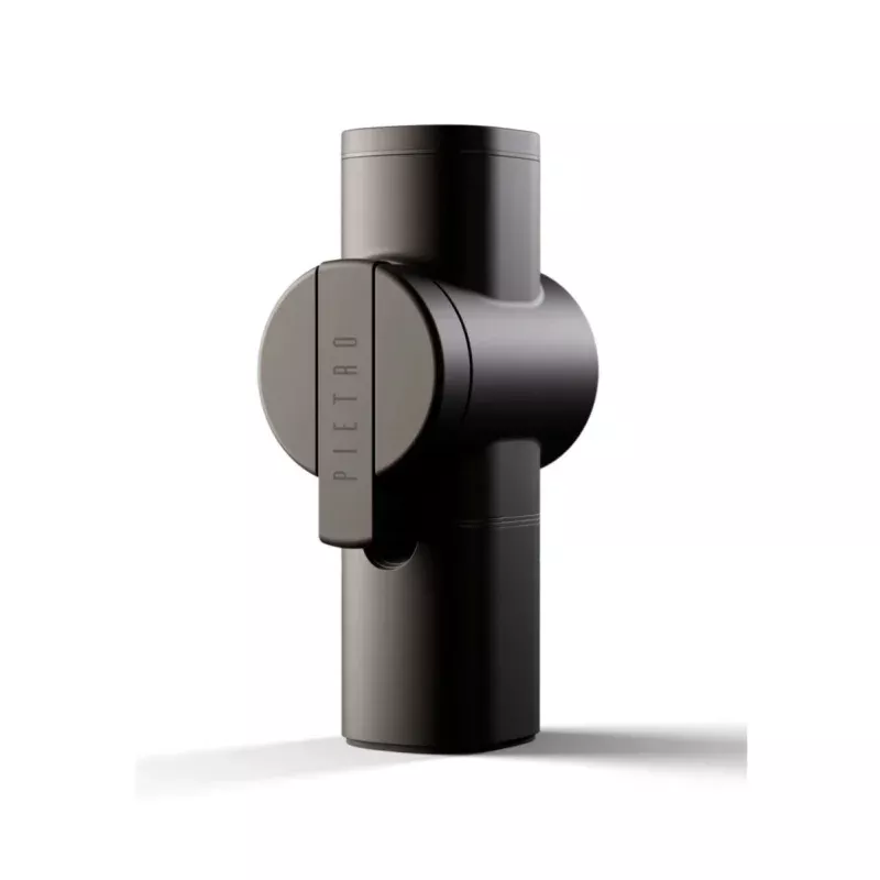 pietro-manual-flat-burr-coffee-grinder-deep-black Pietro Manual Flat Burr Coffee Grinder (Deep Black)