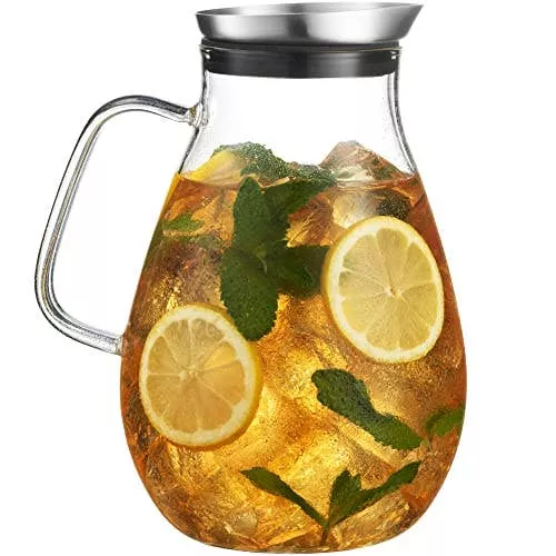 PITCHER WITH SS STRAINING LID