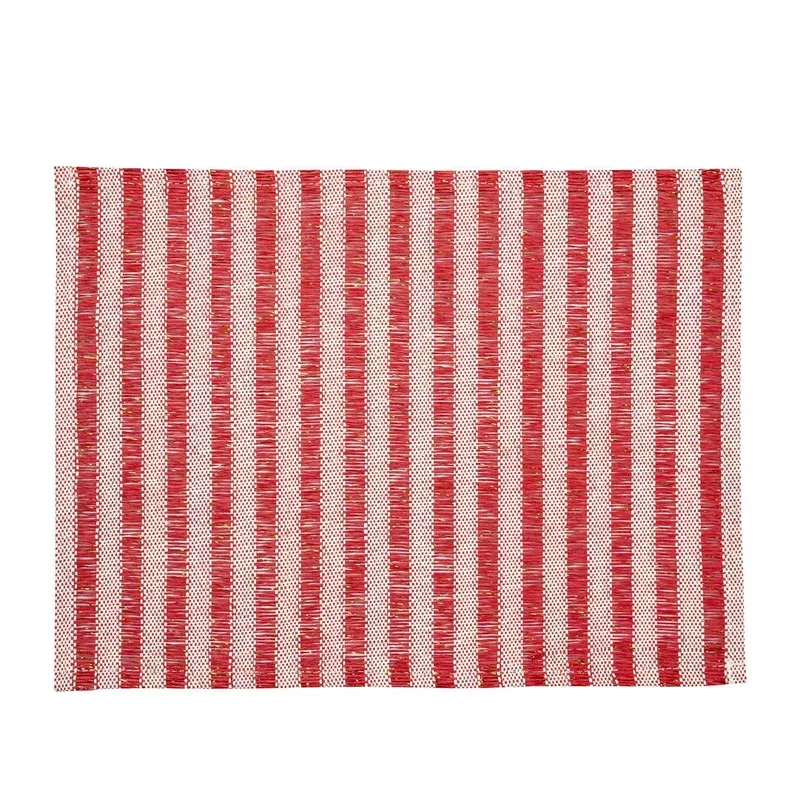 placemats-16-x-12-inch-vinyl-red-striped-rectangular1-6-count Placemats 16 x 12 Inch Vinyl Red Striped Rectangular1 – 6 COUNT
