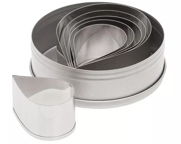 Plain Tear Drop Cutter Set