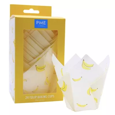 pme-tulip-baking-cups-24-count-bananas PME Tulip Baking Cups 24 Count -- Bananas