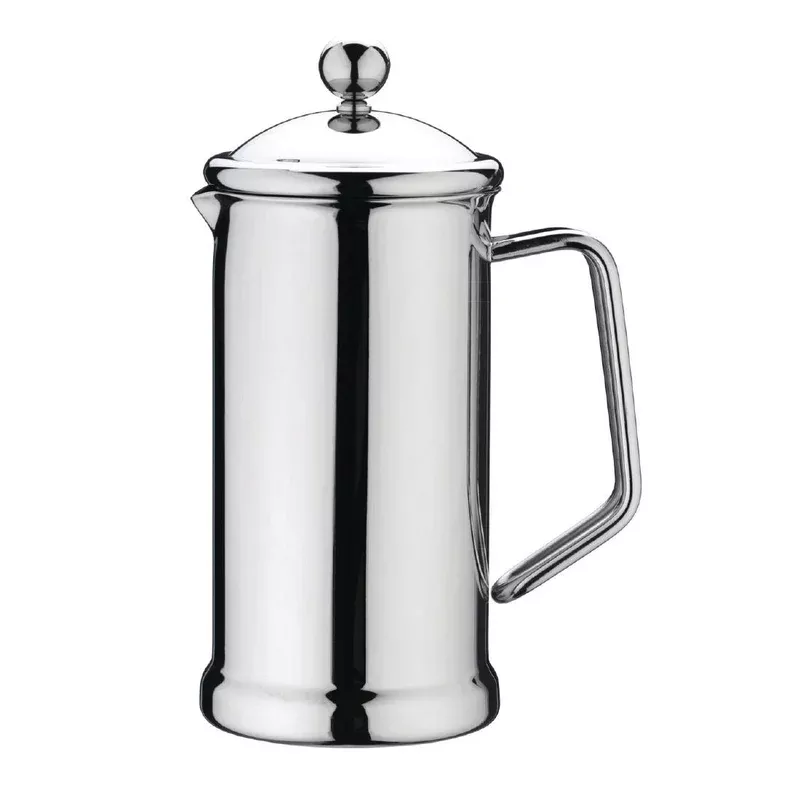 polished-stainless-steel-cafetiere-6-cup-gl648 Polished Stainless Steel Cafetiere 6 Cup – GL648