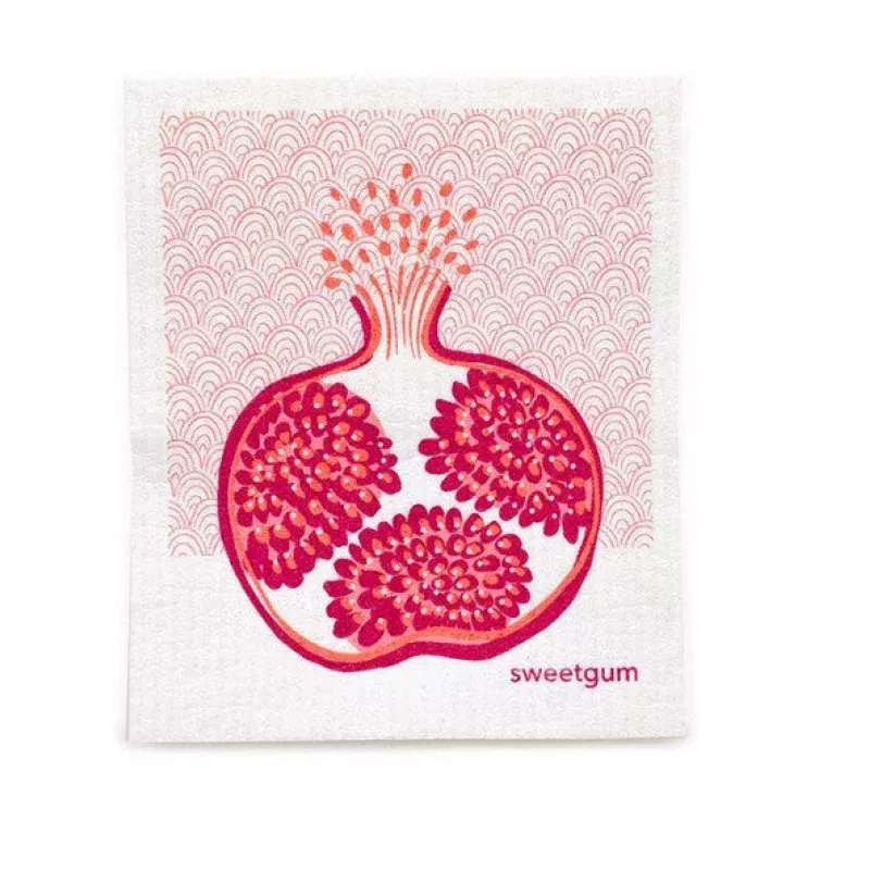 pomegranate-swedish-dishcloth Pomegranate Swedish Dishcloth