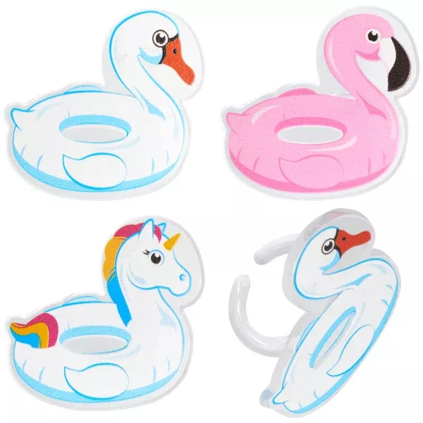 pool-floatie-cupcake-rings-12-rings Pool Floatie Cupcake Rings - 12 Rings