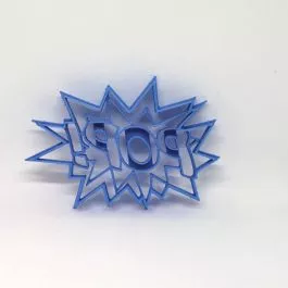 pop-sign-comic-fondant-cookie-cutter Pop Sign Comic Fondant Cookie Cutter