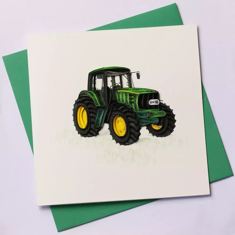 Poppin Paper Cards: Tractor