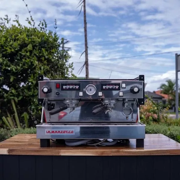 pre-loved-custom-red-2-group-la-marzocco-linea-av-coffee-machine Pre Loved Custom Red 2 Group La Marzocco Linea Av Coffee Machine