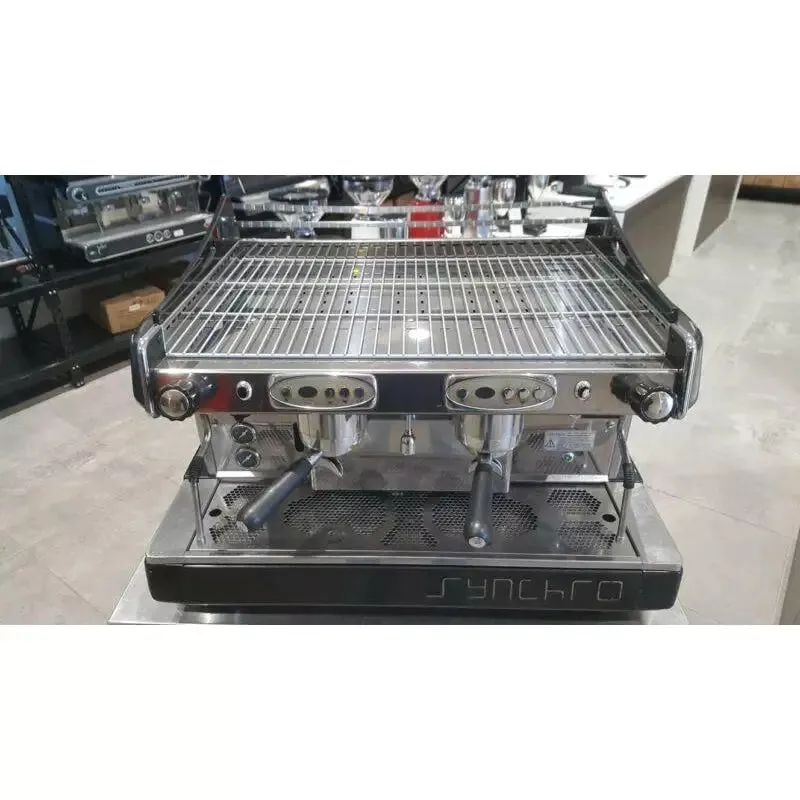 pre-owned-2-group-synchro-commercial-coffee-machine Pre Owned 2 Group Synchro Commercial Coffee Machine