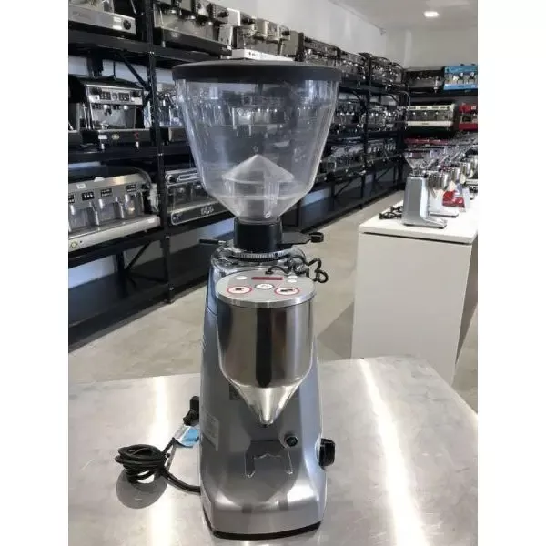 pre-owned-silver-mazzer-kony-electronic-coffee-bean-espresso-grinder-silver Pre-Owned Silver Mazzer Kony Electronic Coffee Bean Espresso Grinder silver