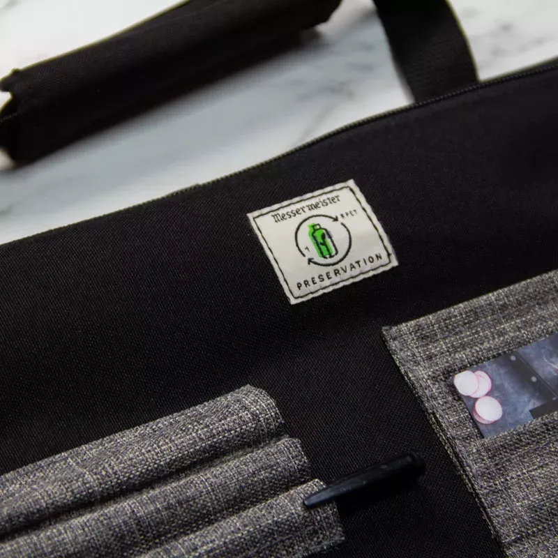 preservation-8-pocket-heather-black-knife-roll Preservation 8 Pocket Heather Black Knife Roll
