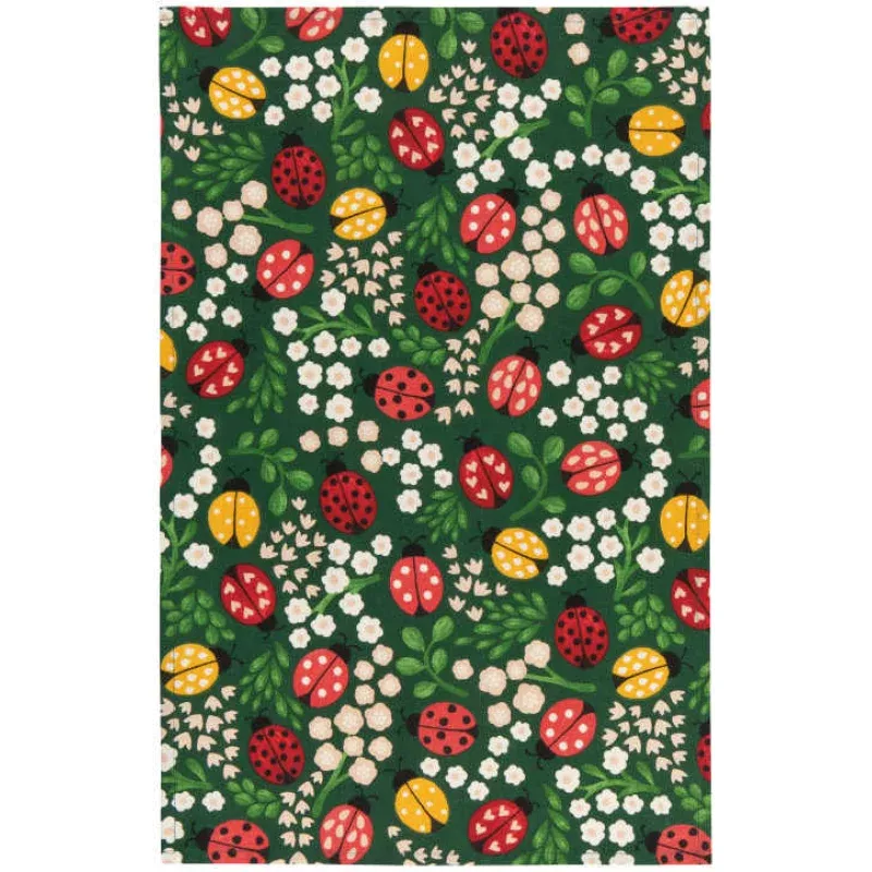 Printed Ladybugs Towel