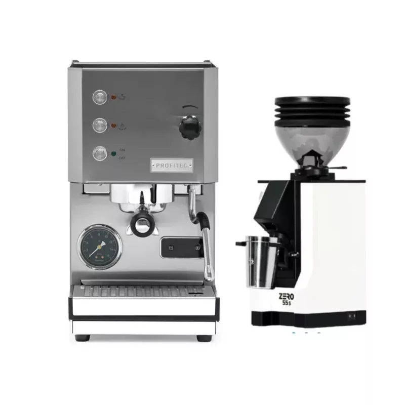 profitec-go-stainless-steel-eureka-zero-55s-white-espresso-machine-grinder-bundl Profitec Go (Stainless Steel) & Eureka Zero 55S (White) Espresso Machine + Grinder Bundle