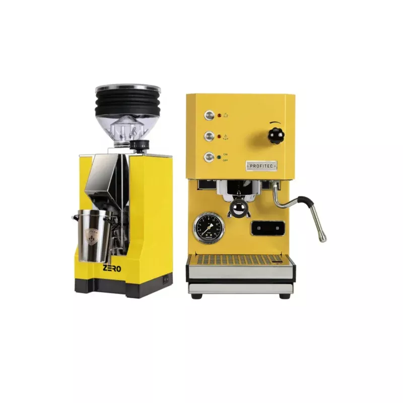 profitec-go-yellow-eureka-mignon-zero-yellow-bundle Profitec Go (Yellow) & Eureka Mignon Zero (Yellow) – Bundle