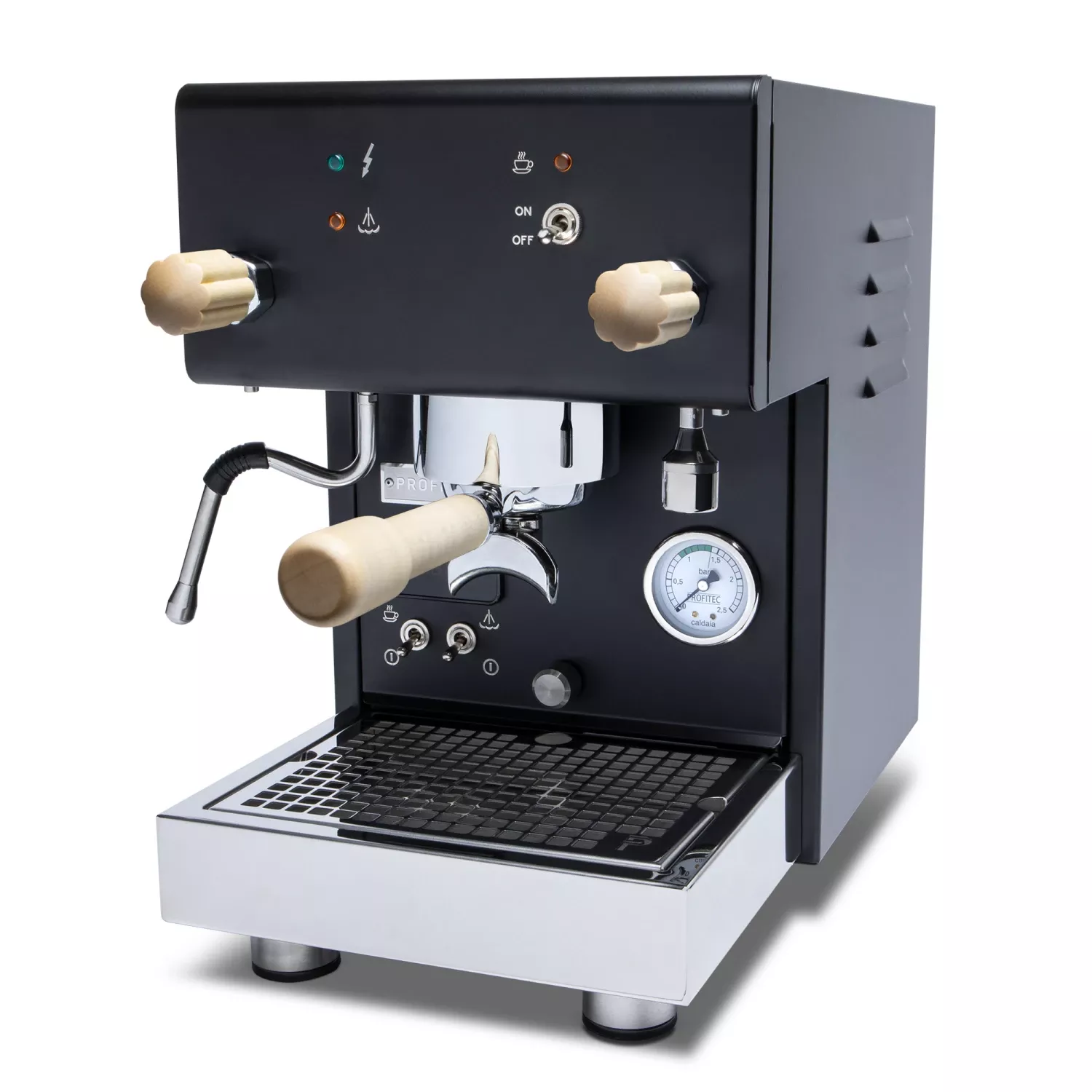 profitec-pro-300-dual-boiler-espresso-machine-matte-black-with-tiger-maple Profitec Pro 300 Dual Boiler Espresso Machine – Matte Black With Tiger Maple