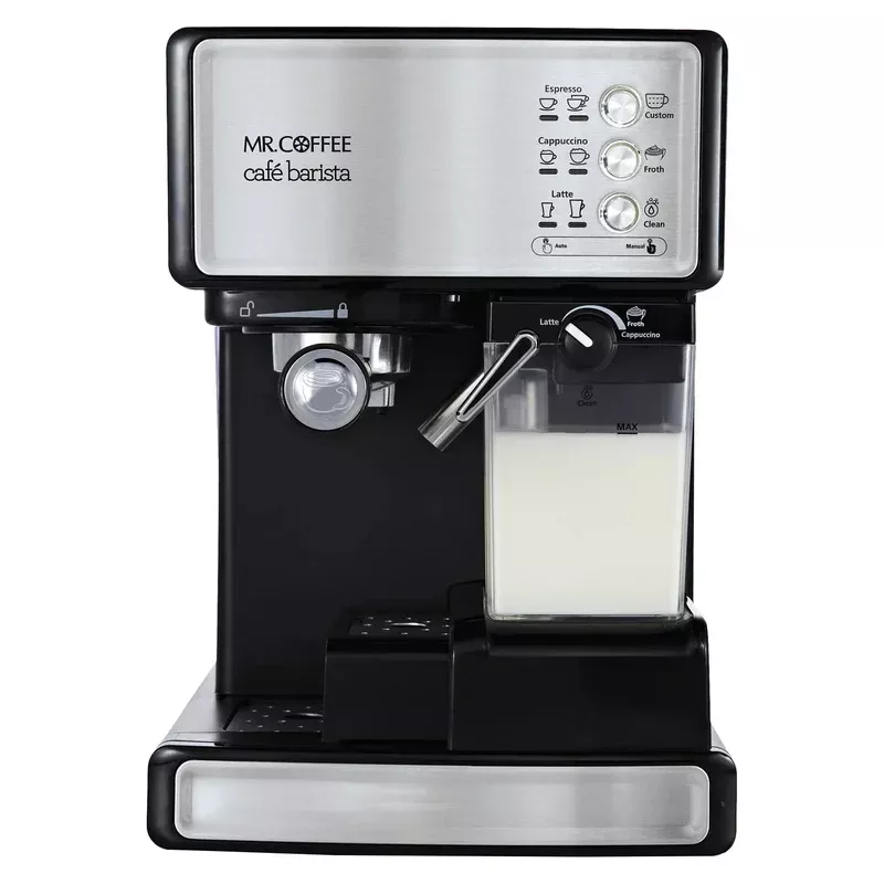 Programmable Espresso & Cappuccino Maker – Black