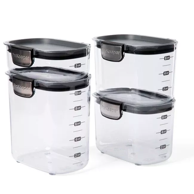 progressive-intl-prokeeper-pantry-set-4-piece Progressive Intl. ProKeeper+: Pantry Set (4 Piece)