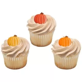 pumpkin-1-inch-sugar-decoration-6-pieces Pumpkin 1 inch Sugar Decoration 6 pieces