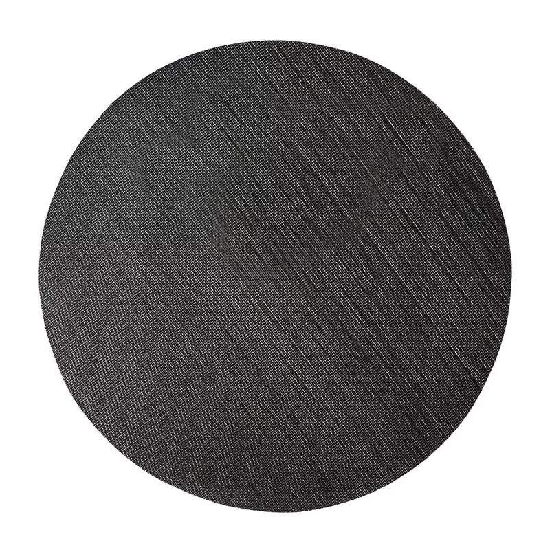 pvc-round-placemat-black PVC Round Placemat Black