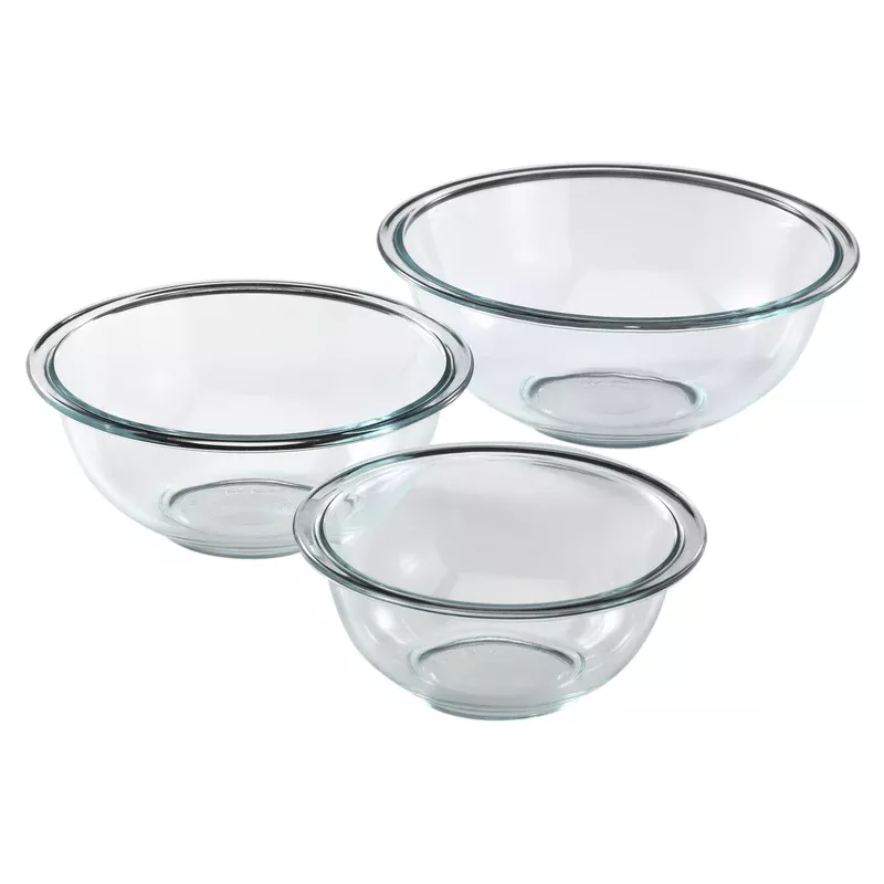 Pyrex 3-piece Mixing Bowl Set