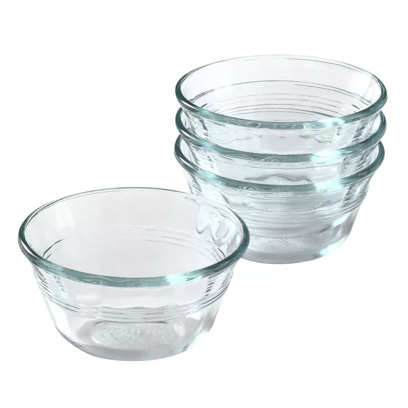 Pyrex 4-piece 6-ounce Custard Cup Set