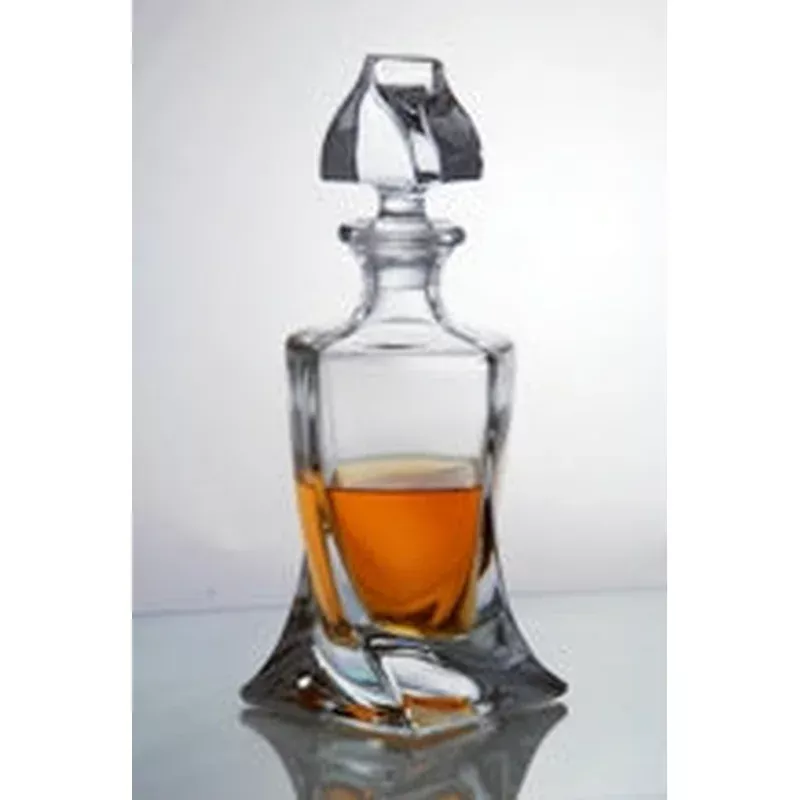 quadro-whiskey-decanter-900ml-by-bohemia Quadro Whiskey Decanter 900ml by Bohemia