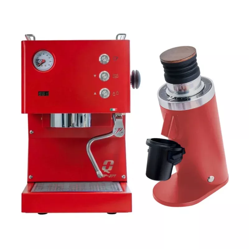 quick-mill-pop-up-red-df64-red-espresso-machine-grinder-bundle Quick Mill Pop Up (Red) & DF64 (Red) Espresso Machine + Grinder Bundle