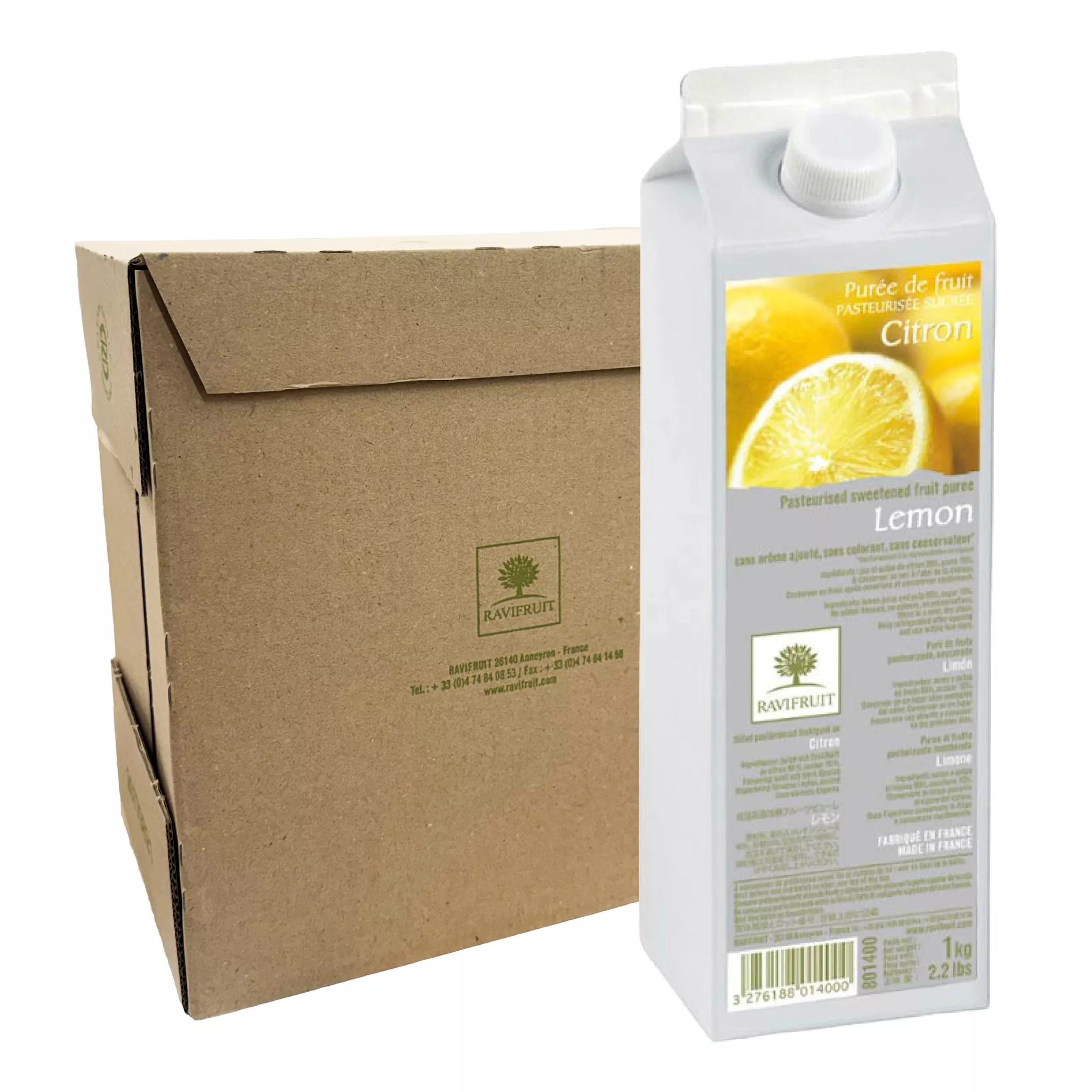 ravifruit-lemon-ambient-puree-2-2-lb-box-6 Ravifruit - Lemon Ambient Puree - 2.2 lb (box of 6)