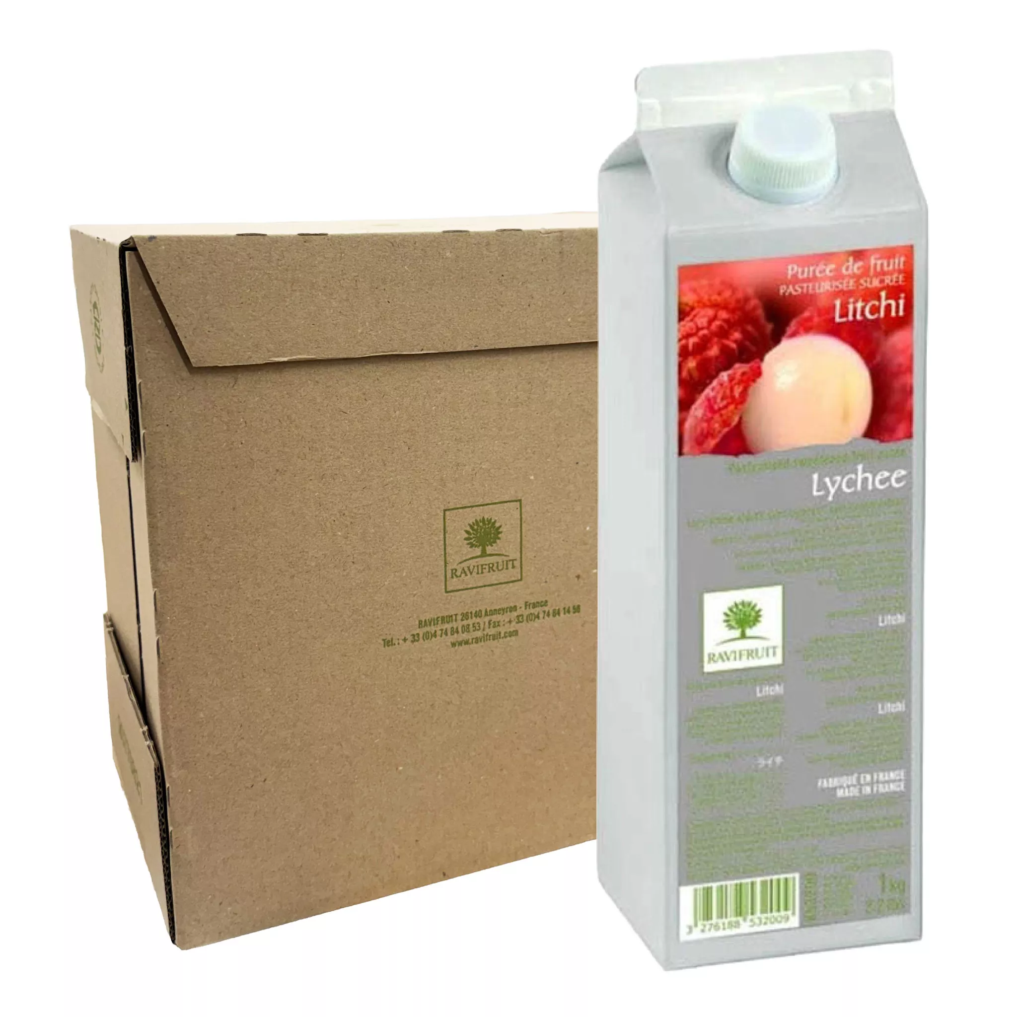 Ravifruit - Lychee Ambient Puree - 2.2 lb (box of 6)