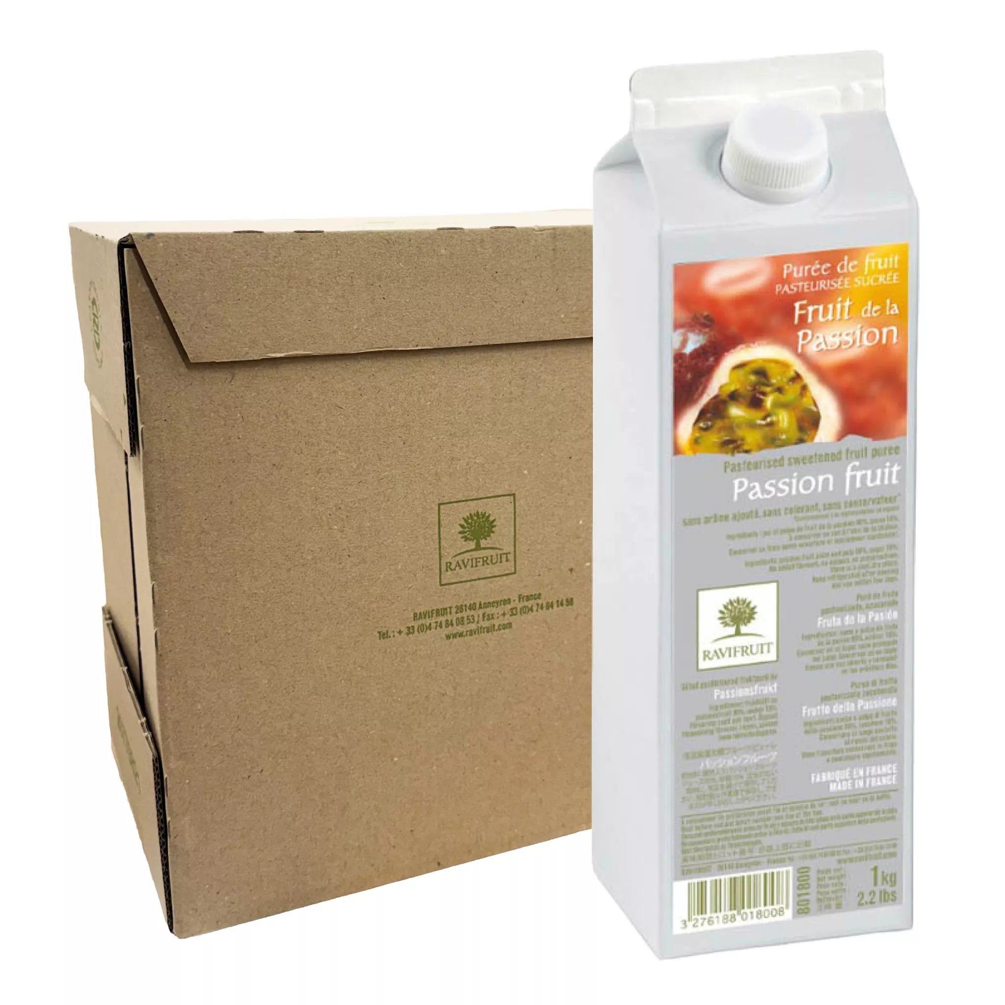 Ravifruit - Passion Fruit Ambient Puree - 2.2 lb (box of 6)
