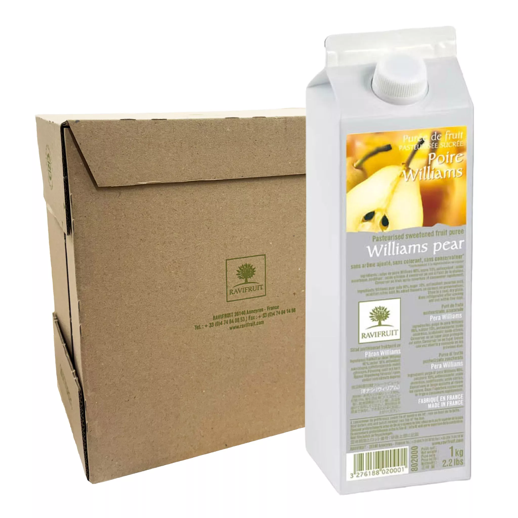 Ravifruit - Pear Ambient Puree - 2.2 lb (box of 6)