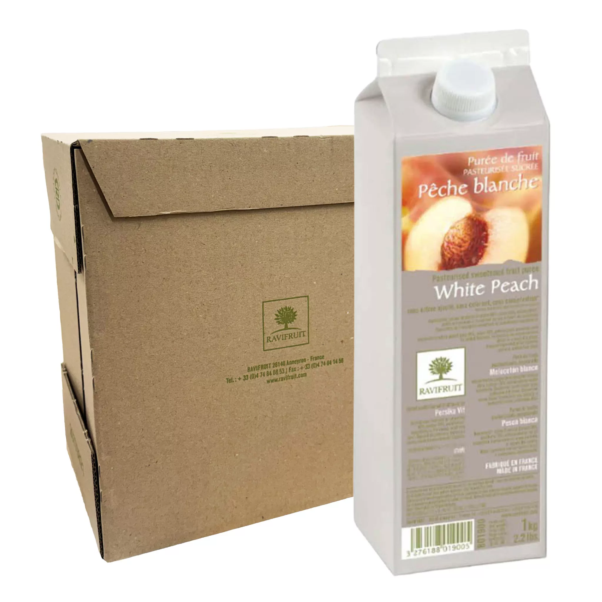 Ravifruit - White Peach Ambient Puree - 2.2 lb (box of 6)