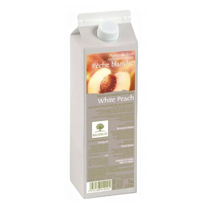 Ravifruit - White Peach Ambient Puree - 2.2 lb