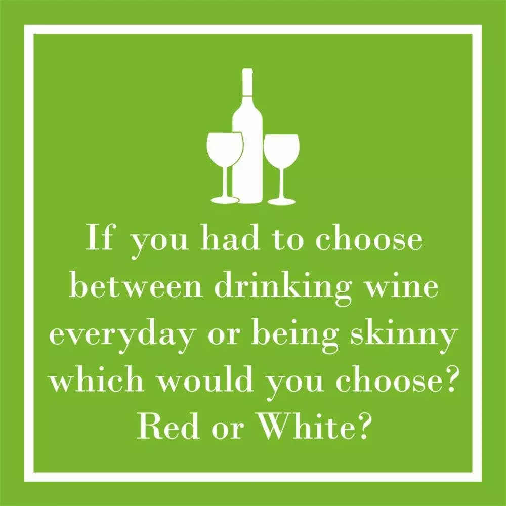 RED OR WHITE? COCKTAIL NAPKINS