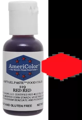 red-red-americolor-soft-gel-paste-food-color-75oz Red Red, Americolor Soft Gel Paste Food Color, .75oz